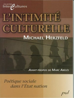 cover image of L'intimité culturelle
